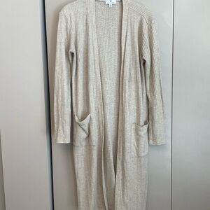 Socialite Cream Longline Cardigan